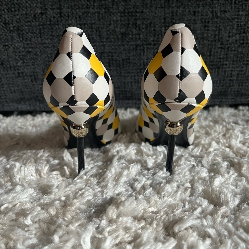 BNIB Roger Vivier Dec Sphere Palazzo Leather Heels with ball detail T95 - Picture 9 of 16